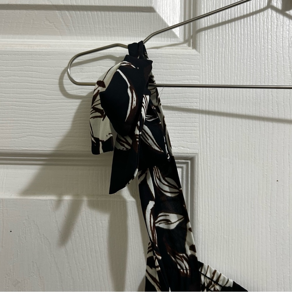 ARULA Black, White & Brown Floral Jumpsuit Size B 2X NWT - Picture 7 of 11